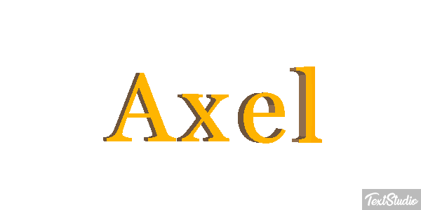 Axel Text effect