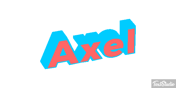 Axel Text effect