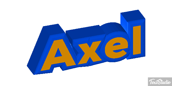 Axel Text effect
