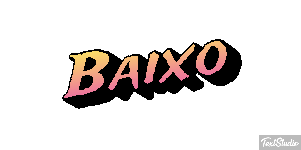 Baixo Efecto de texto