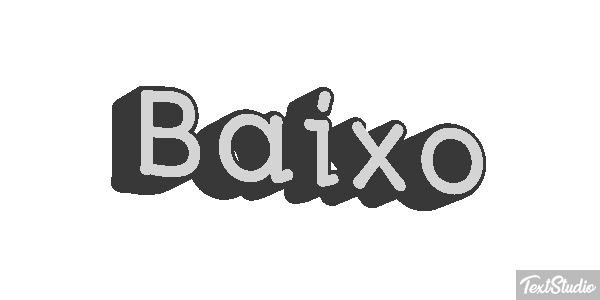 Baixo Efecto de texto