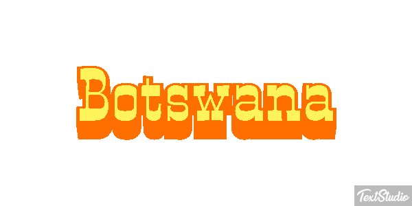 Botswana Effetto testo
