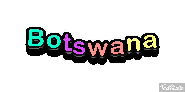 Botswana Effetto testo