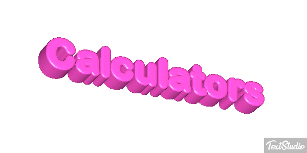 Calculators Text effect