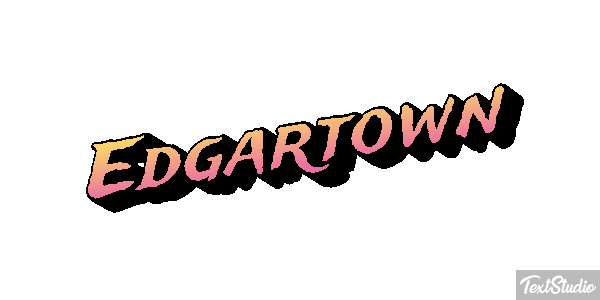Edgartown テキスト効果