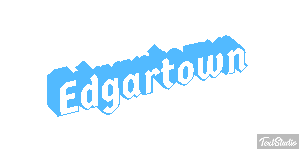 Edgartown テキスト効果