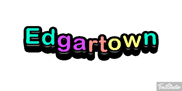 Edgartown テキスト効果