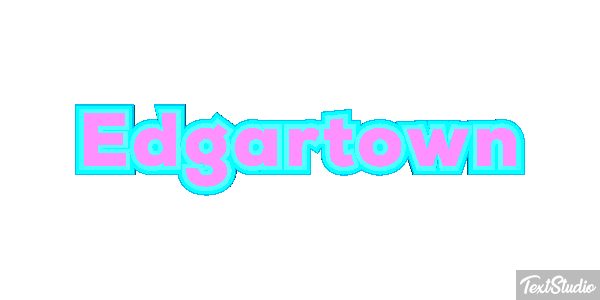 Edgartown テキスト効果