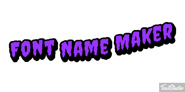 Font Name Maker Text effect