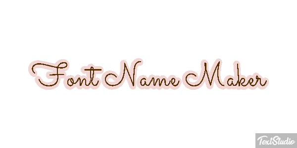 Font Name Maker Text effect