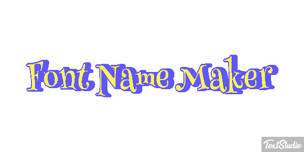 Font Name Maker Text effect