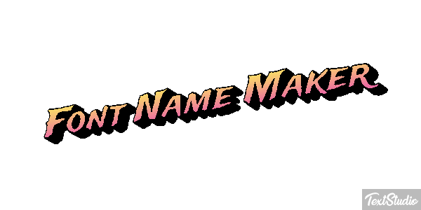 Font Name Maker Text effect