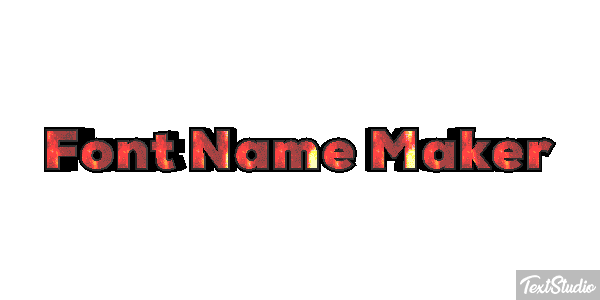 Font Name Maker Text effect