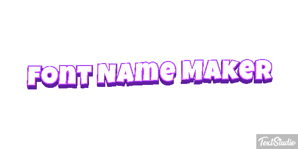 Font Name Maker Text effect