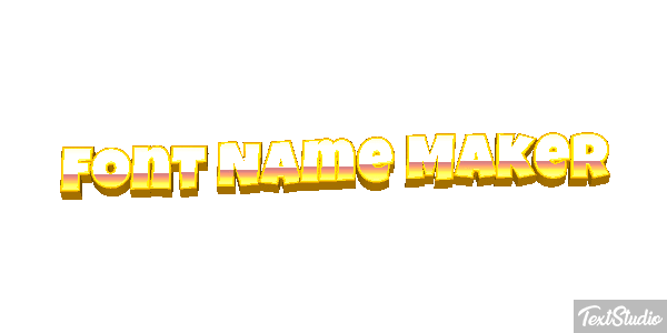 Font Name Maker Text effect