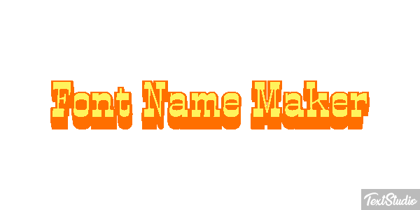 Font Name Maker Text effect