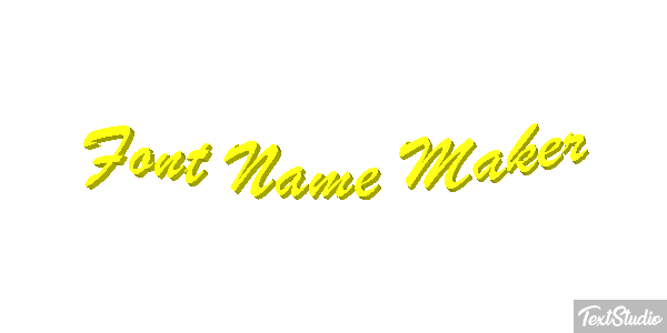 Font Name Maker Text effect