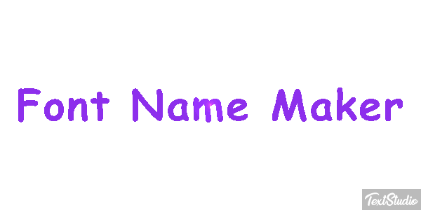Font Name Maker Text effect