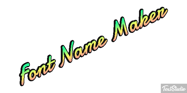 Font Name Maker Text effect