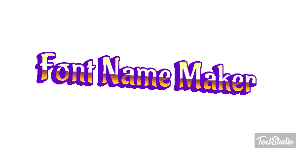 Font Name Maker Text effect