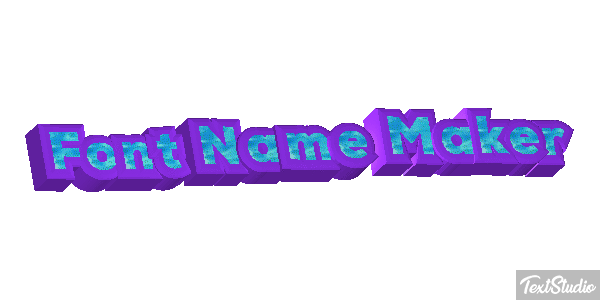 Font Name Maker Text effect