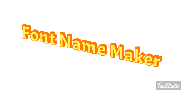 Font Name Maker Text effect