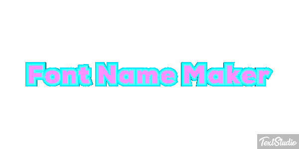 Font Name Maker Text effect