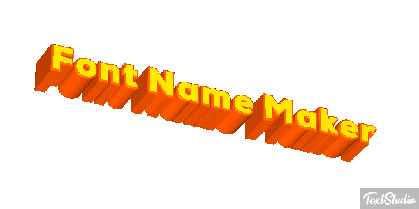 Font Name Maker Text effect