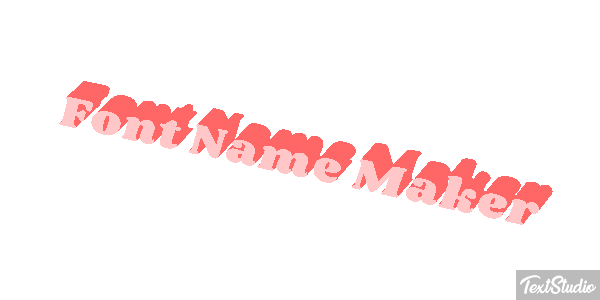 Font Name Maker Text effect