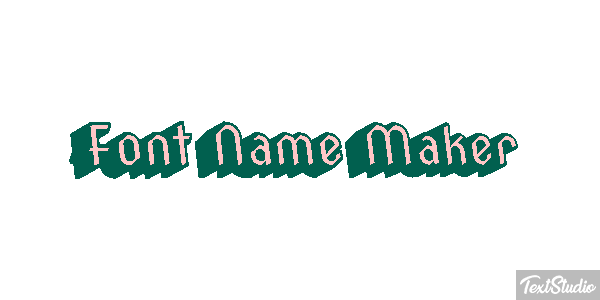 Font Name Maker Text effect