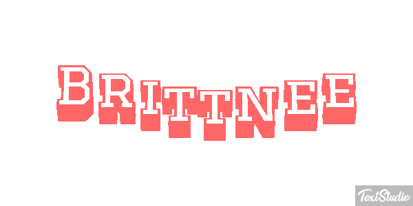 Brittnee Text effect