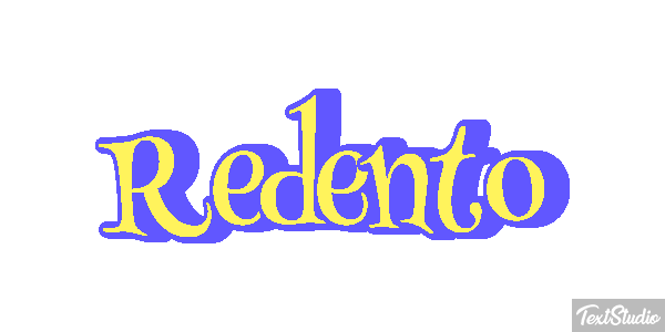 Redento Effetto testo