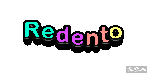 Redento Effetto testo