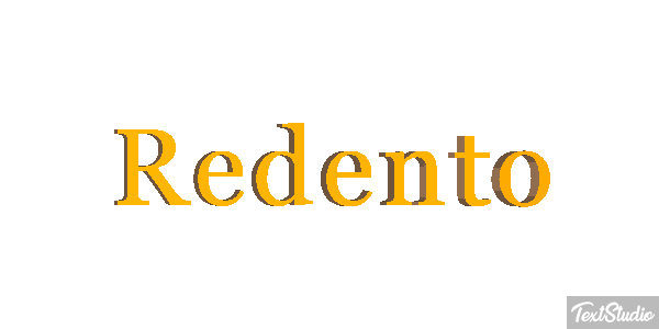 Redento Effetto testo