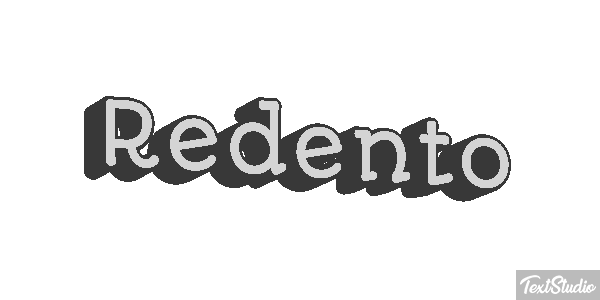 Redento Effetto testo