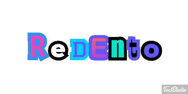 Redento Effetto testo