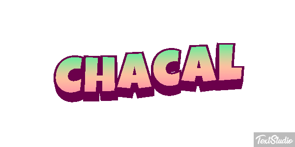 Chacal Efecto de texto