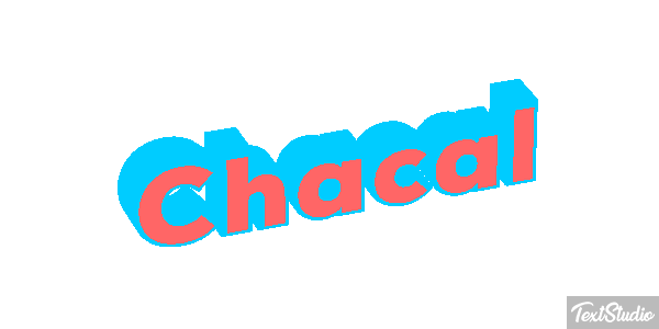 Chacal Efecto de texto