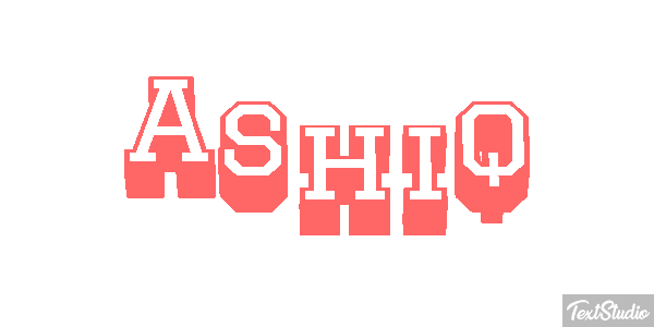 Ashiq Effetto testo