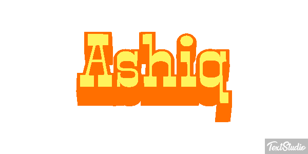 Ashiq Effetto testo