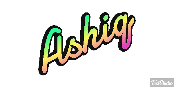 Ashiq Effetto testo