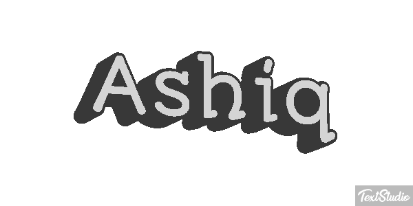 Ashiq Effetto testo