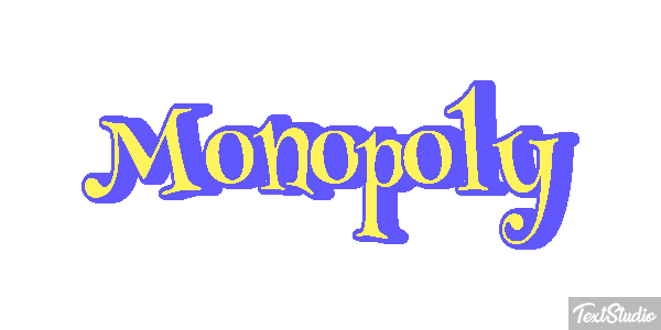 Monopoly Text effect
