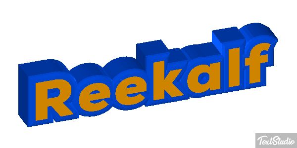 Reekalf Tekst effect