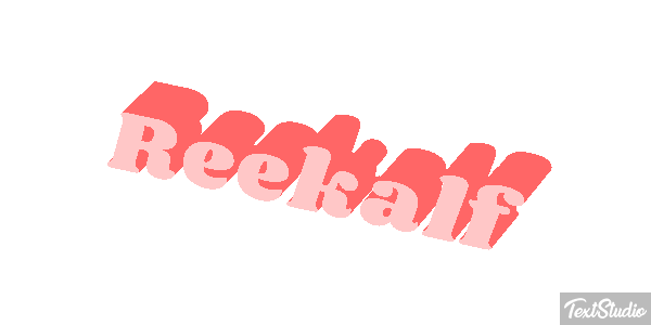Reekalf Tekst effect