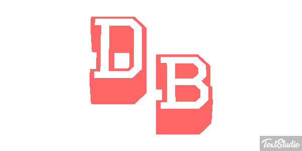 Db Tekst effect