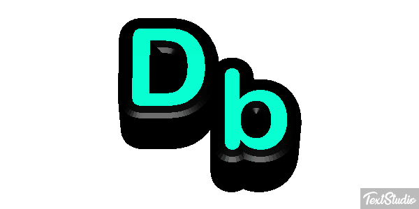 Db Tekst effect
