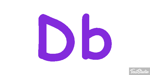 Db Tekst effect
