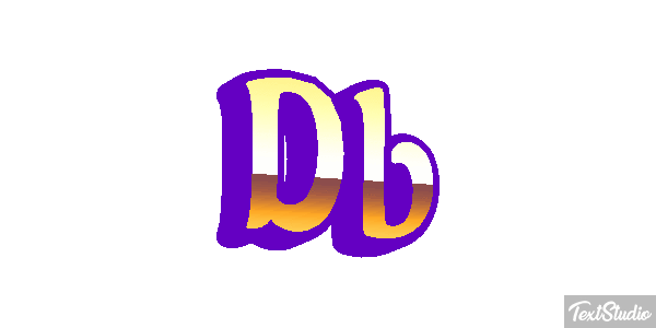 Db Tekst effect