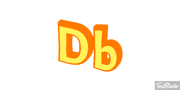 Db Tekst effect